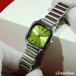 Часы наручные кварцевые DOM на металлическом браслете, белый/серебристый W10140-01