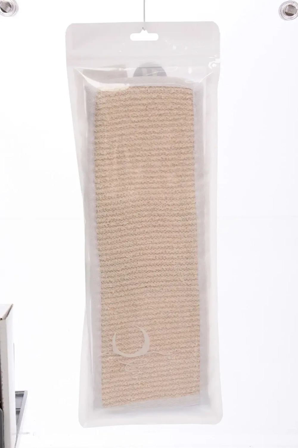 Мочалка для тела «ULTRAMARIN PARMA», комбинированная, цвет белый, 70*10см