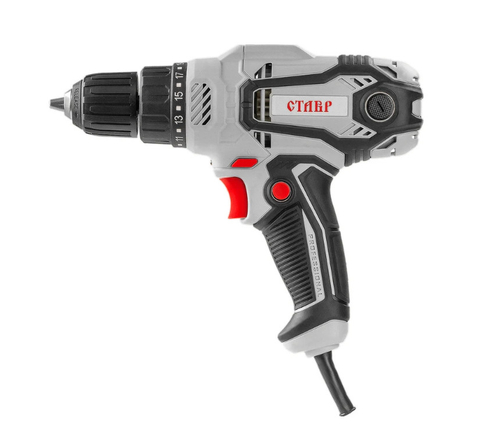 Дрель-шуруповерт сетевая Ставр ДШС-10/470-470Вт