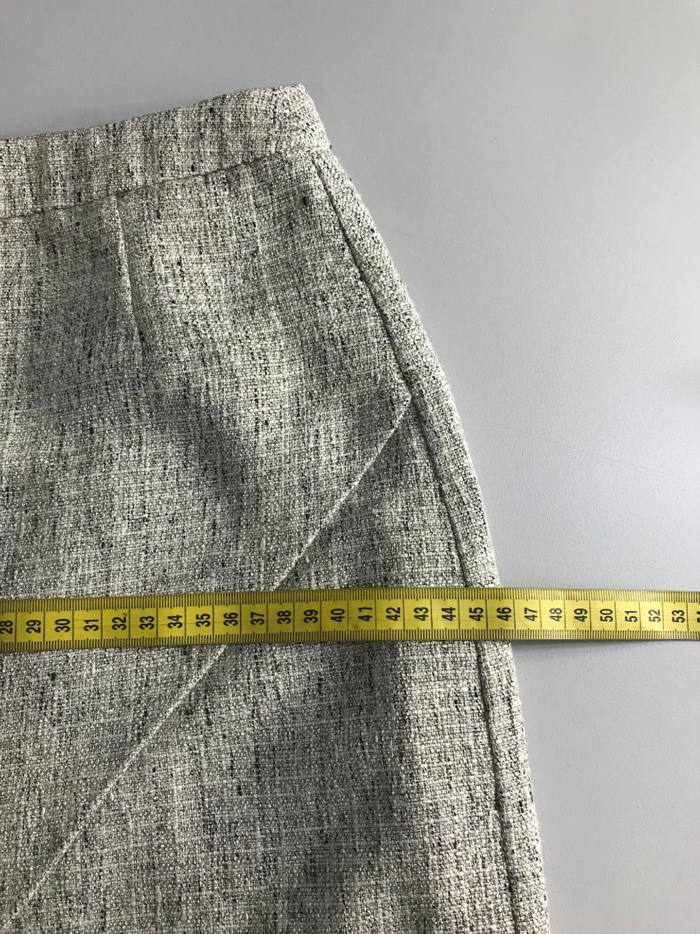 Юбка H&M твидовая, маркировка 36, визуально 42 размер