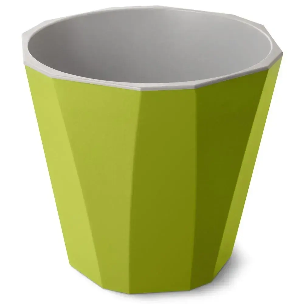 Кашпо со вставкой "Палермо" 3,6л оливковое С317ОЛВ (комплект 16 шт)