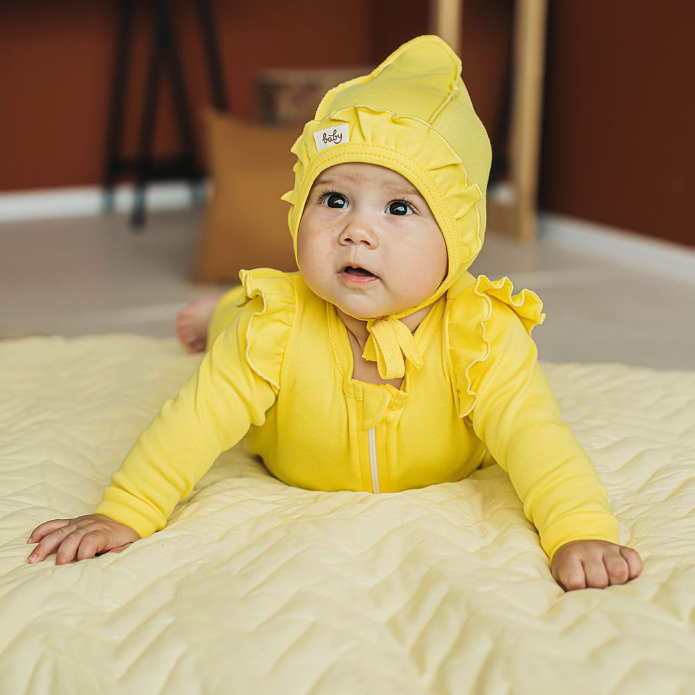 Чепчик с рюшей "Солнышко" 3-18 м