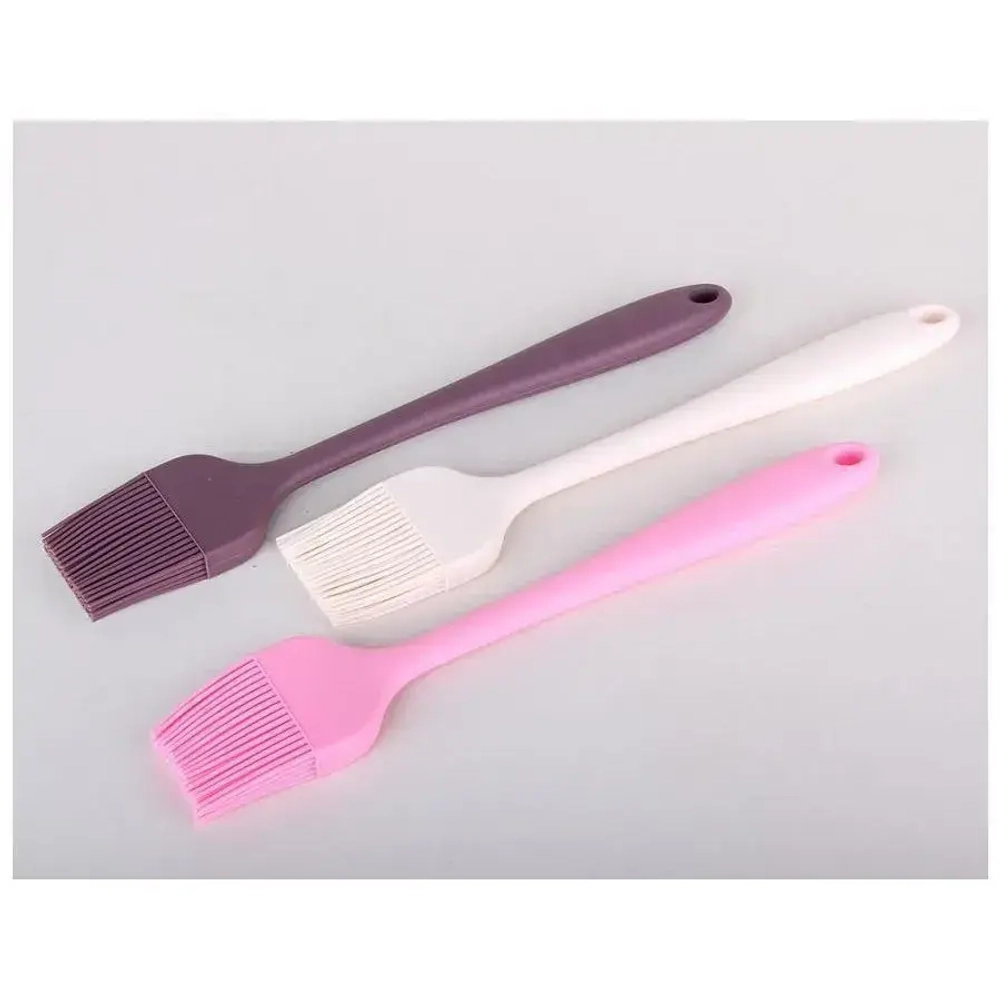 Кисточка силиконовая армирован., 25.5.3см, микс 3 цвета