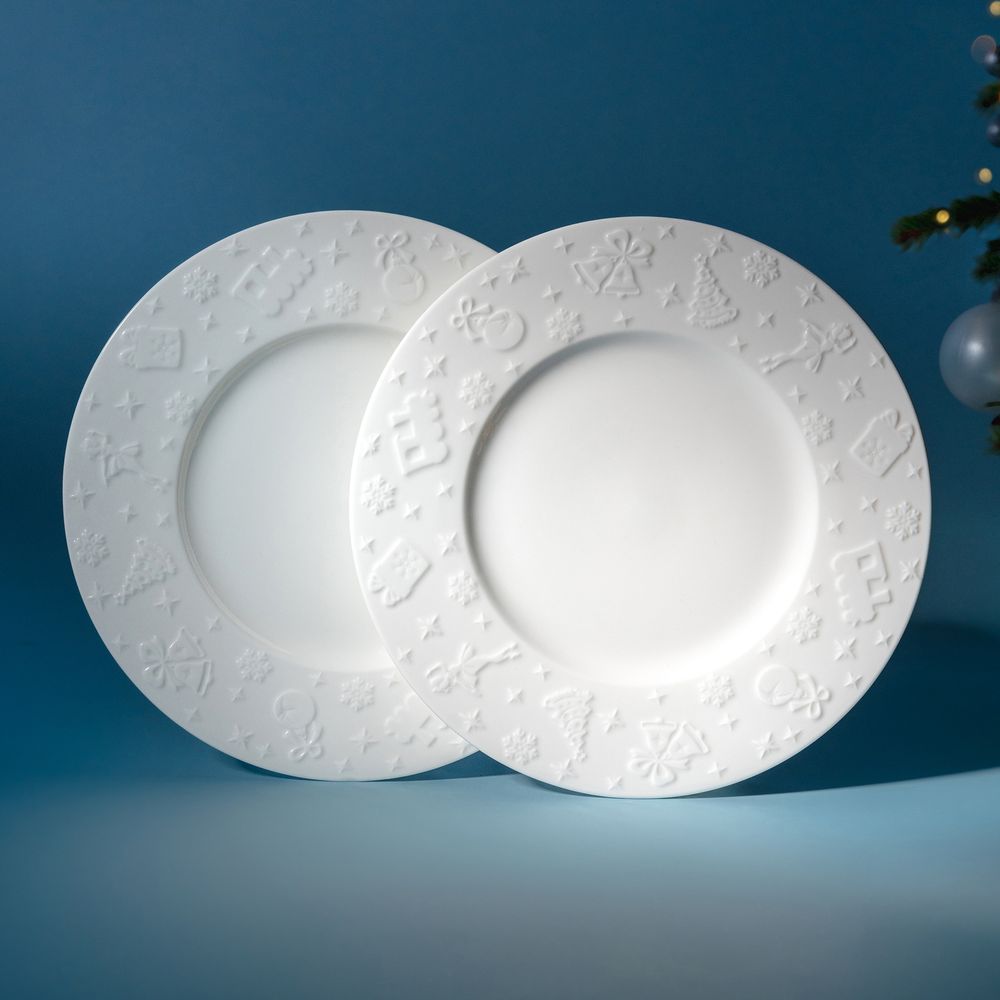 НАБОР ТАРЕЛОК ЗАКУСОЧНЫХ LEFARD "NUTCRACKER" 2 ШТ. 21,5 СМ (КОР=16НАБ.)