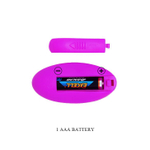 Лиловое гладкое виброяйцо с пультом ДУ Joanne (Цвет: лиловый)