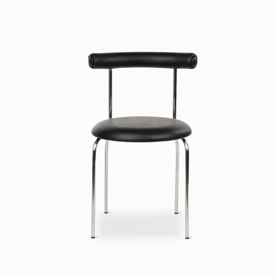 Cтул Rider, черная экокожа