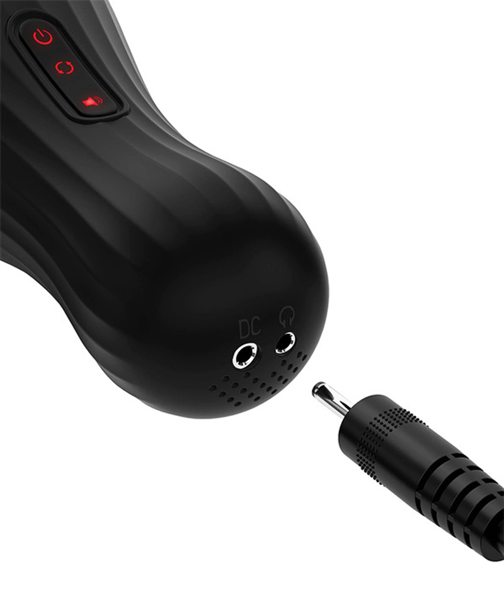 Вибромастурбатор-ротатор с голосовым сопровождением PipeDream PDX Elite Talk Dirty Rotobator RD526