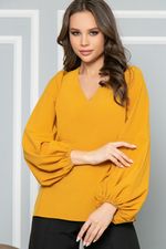 Блуза "Престиж" (горчица) Б5014 LT Collection