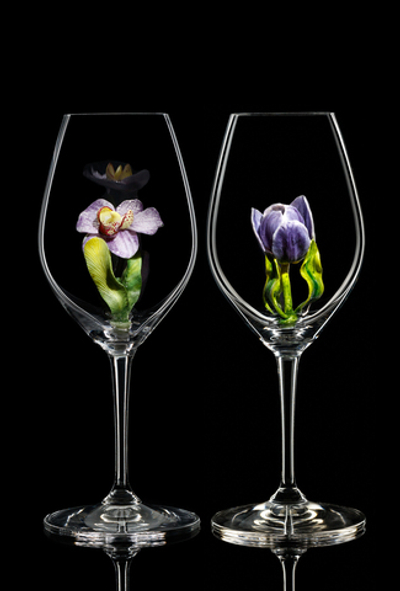 Подарочный набор из двух бокалов для шампанского Ридель. "Великолепный".