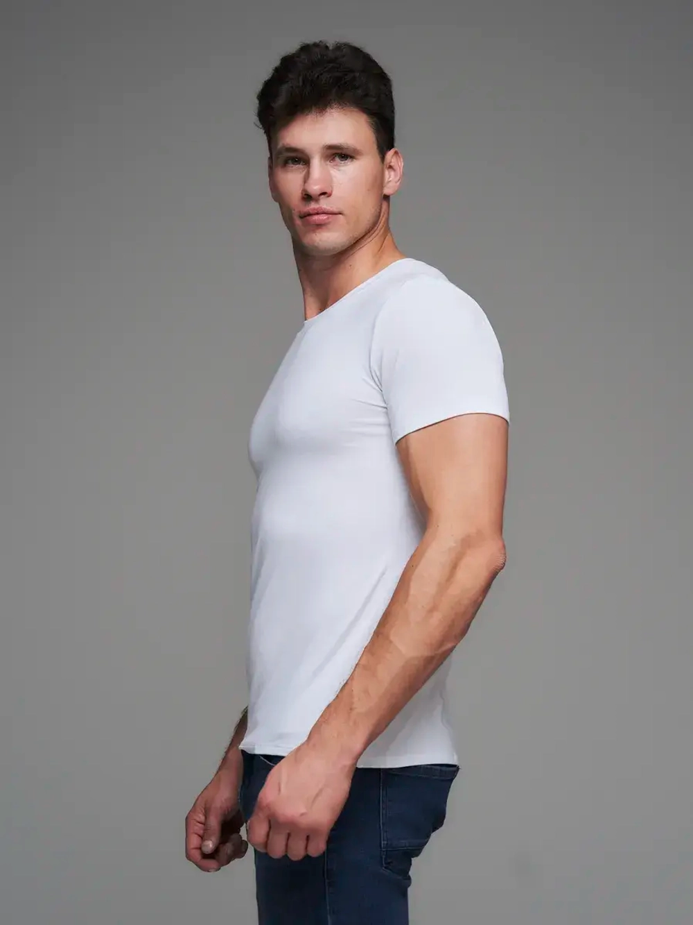 Футболка спортивная однотонная