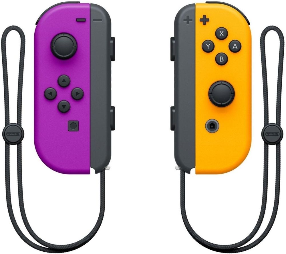 Игровой контроллер Nintendo Switch Joy-Con фиолетовый-оранжевый