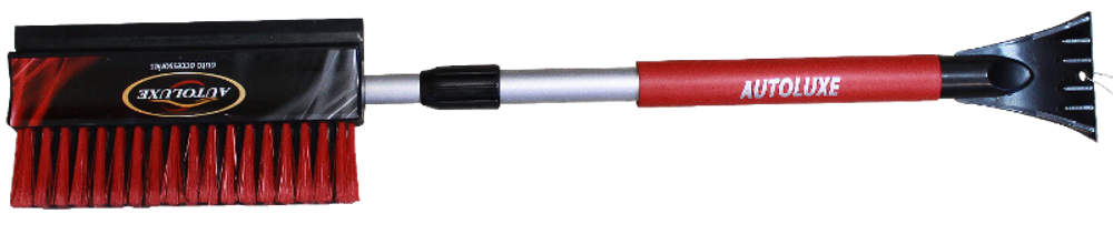 Щетка со скребком AL-115-(кор.12шт) чер-красн..