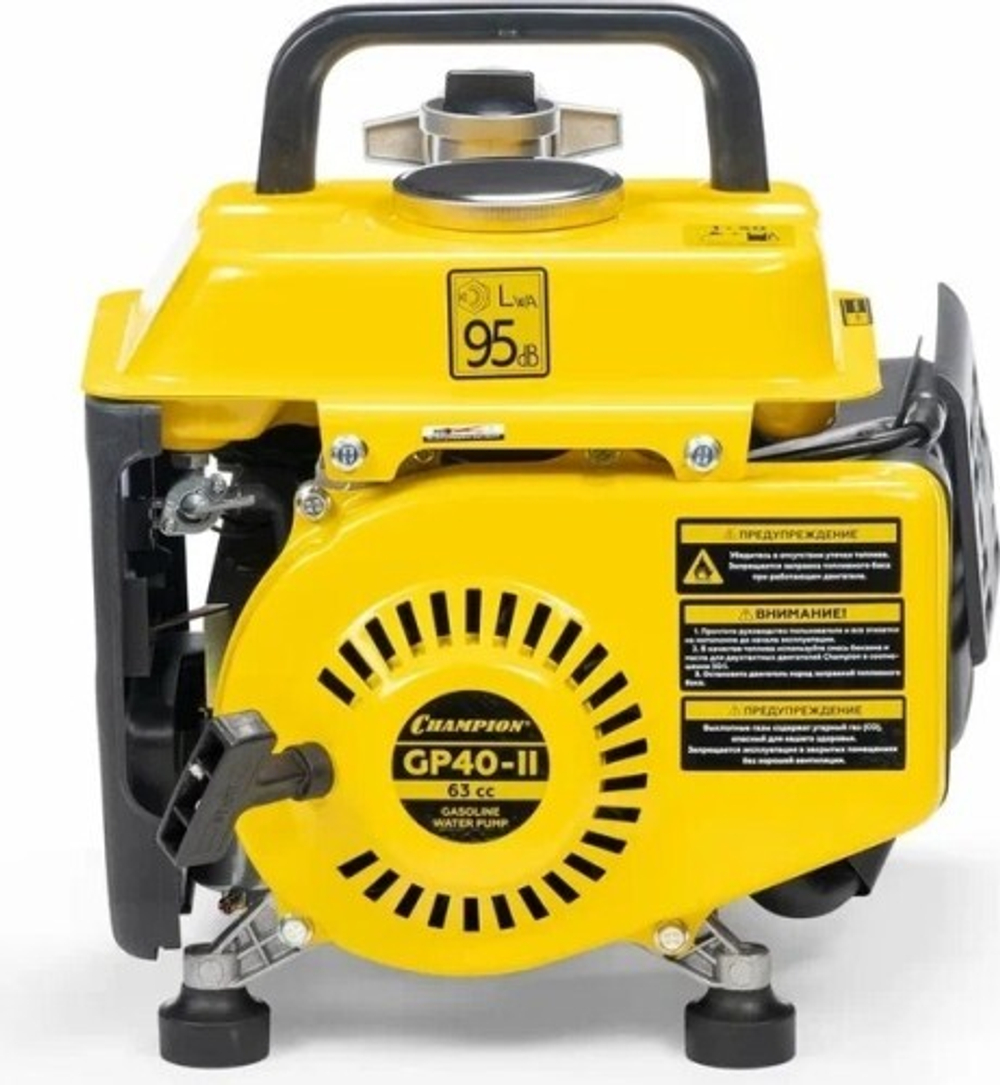 Мотопомпа бензиновая CHAMPION GP40-II для слабозагрязненной воды