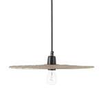 Светильник подвесной vinger, D42х8 см, бежевый