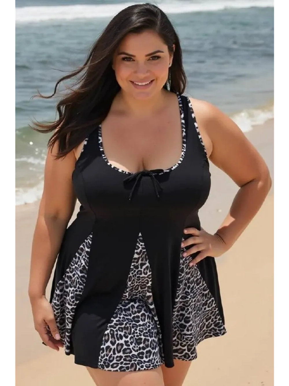 купальник слитный танкини больших размеров