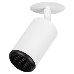 Светильник встраиваемый алюминиевый ЭРА KL106 WH/BK под лампу MR16 GU10 белый/черный матовый | Алюминиевые встраиваемые светильники