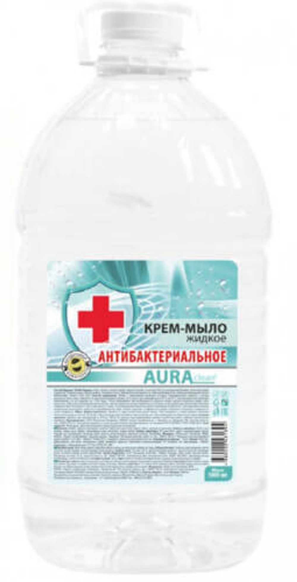 Мыло - крем жидкое Аура  Антибактериальное 5,0 л.