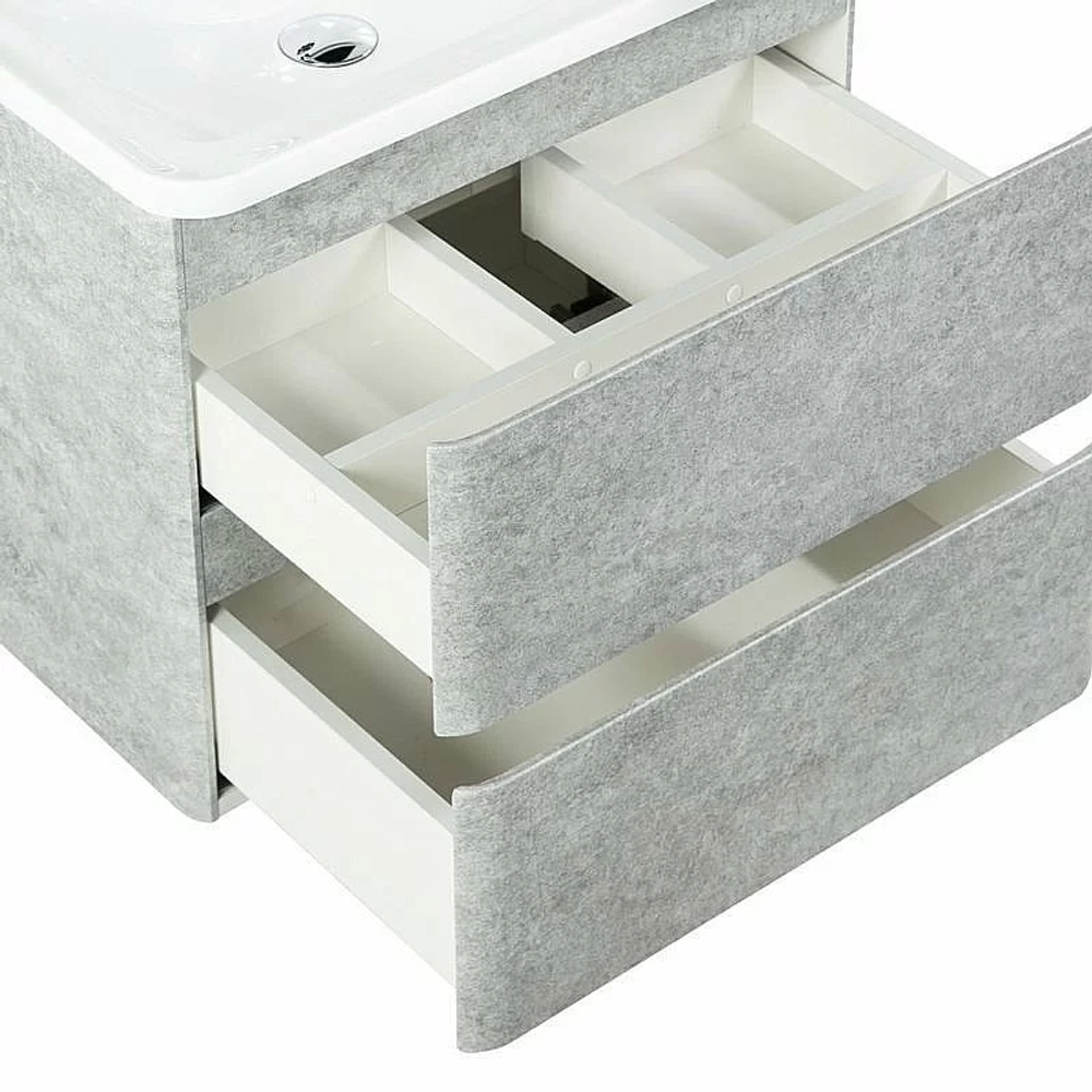 Тумба с раковиной BelBagno ALBANO 2C 70 Rovere Vintage Bianco
