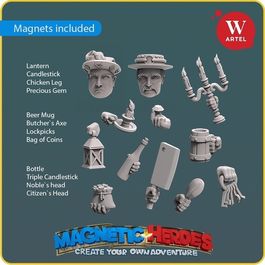 Части для миниатюр Magnetic Heroes: Civilian Service