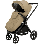 Коляска 4 в 1 Sweet Baby Stella + автокресло Elegante Plus с базой i-Size ISOFIX DK780 Beige