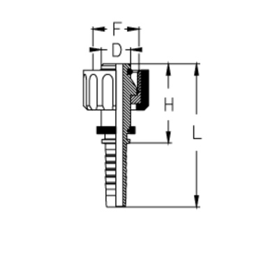 Фитинг DN 06 DKF-W (Г) 22x1.5