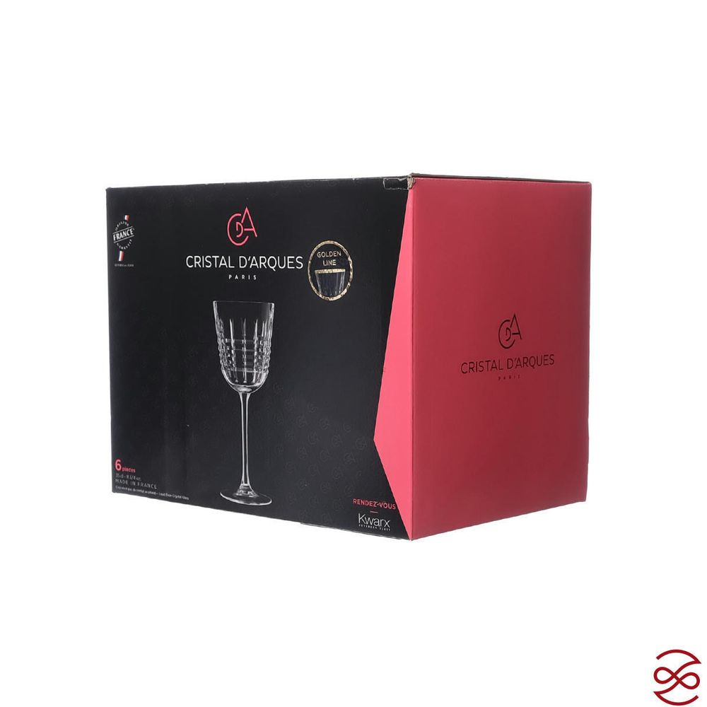 Набор бокалов для вина Rendez-Vous Gold 350 мл (6 шт)