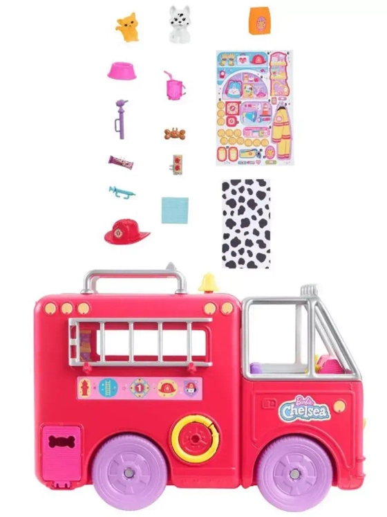 Набор Челси и пожарная машина Барби HCK73