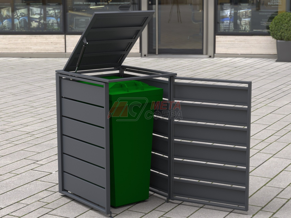 Ограждение для мусорного бака Рига