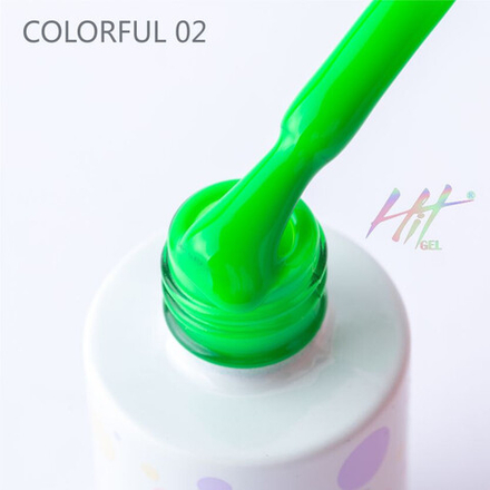 Гель-лак ТМ "HIT gel" №02 Colorful, 9 мл