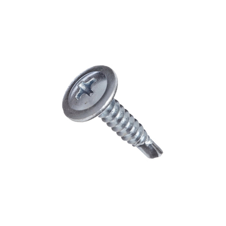 Саморез с прессшайбой 4,2х16 со сверлом, оцинк.