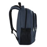 Рюкзак BRAUBERG универсальный, 3 отделения, темно-синий, 46х31х18 см, 270760