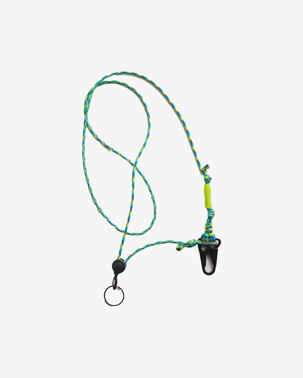 Фастекс Ack Items Черный через плечо (желто-голубо-черный шнурок)