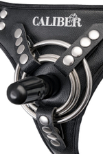 Черные трусики для страпона RealStick CALIBER