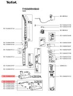 Щетка для пылесоса Tefal (Тефаль) в сборе FS-9100025720