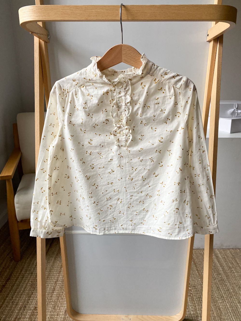 Хлопковая блуза Bonpoint, 116