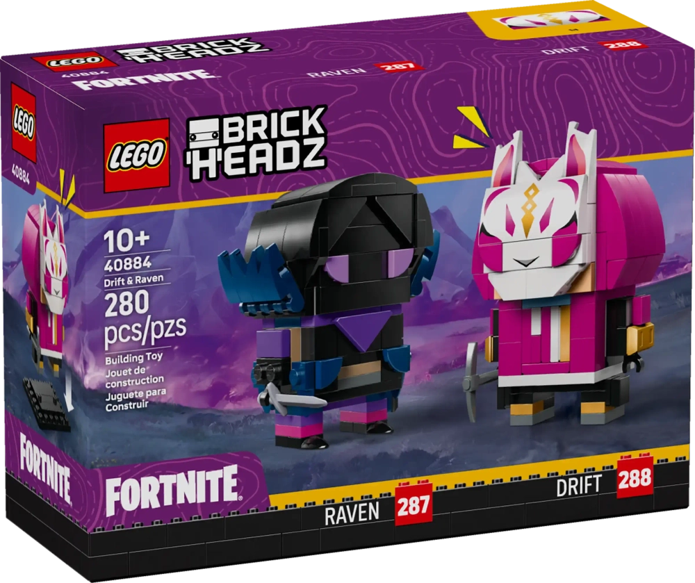 Конструктор LEGO Fortnite 40884 Drift & Raven Figures
