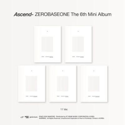 (ПРЕДЗАКАЗ) Альбом ZEROBASEONE - ASCEND- 6th Mini Album 11 RANDOM Version