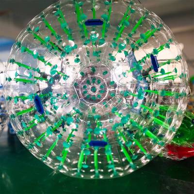 Светящийся зорб «Вселенная»,зеленый, ТПУ, диаметр 3 м