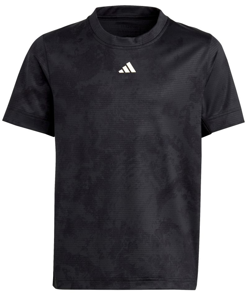 Детская теннисная футболка Adidas Boys Roland Garros - carbon