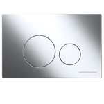 Комплект подвесной безободковый унитаз Ceramica Nova Metropol Rimless CN4002 с микролифтом + система инсталляции Envision CN1001CH с кнопкой смыва Round хром глянцевый и шумоизоляционной панелью