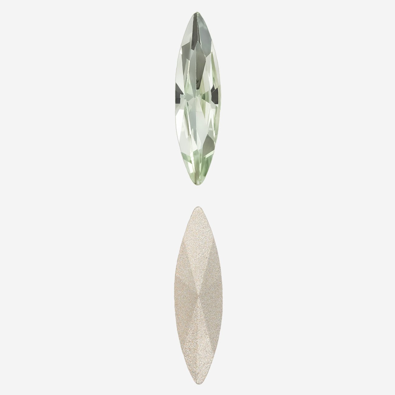 Кристалл Маркиз (Marquise Fancy Stone), оттенок "Хризолит"/"Chrysolite", 15*4мм