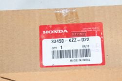 33450-KZZ-D21 (33450-KZZ-D22). WINKER ASSY., L. FR. (12V 21/5W). Turn light Honda CRF250L, front left. OEM