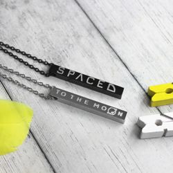 Парные бруски с гравировкой на заказ (чёрный/стальной)