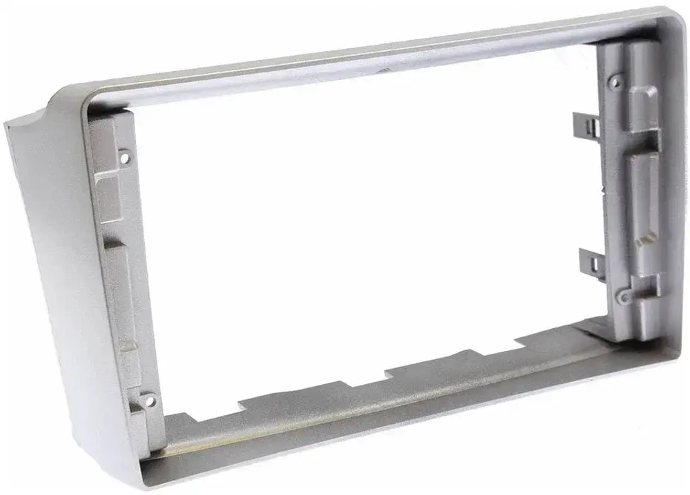 Магнитола для Toyota Avensis T250 2003-2009 (рамка серебро) - FarCar монитор 12.3" 2K QLED на Android 14, TS10, CarPlay, 4G SIM-слот