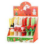 Ручка шариковая, масляная, Basir, синие чернила, серия "НОВОГОДНИЕ", с брелоком, 30 шт