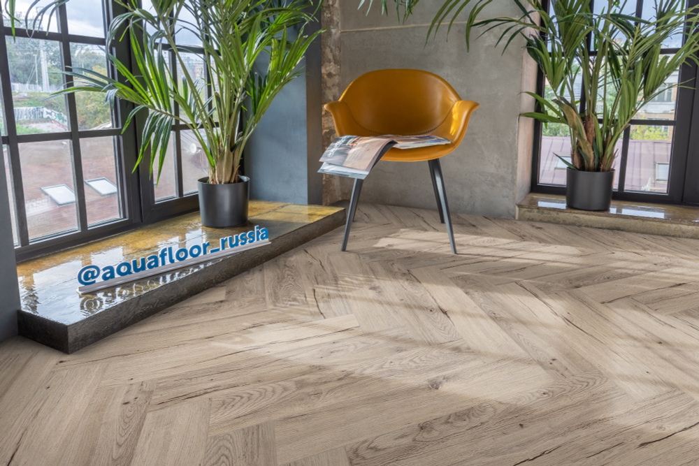 Кварц-виниловый ламинат Aquafloor Space Parquet Light AF4512PQL