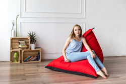 Кресло Пирамида Красно-Черная (Классический)