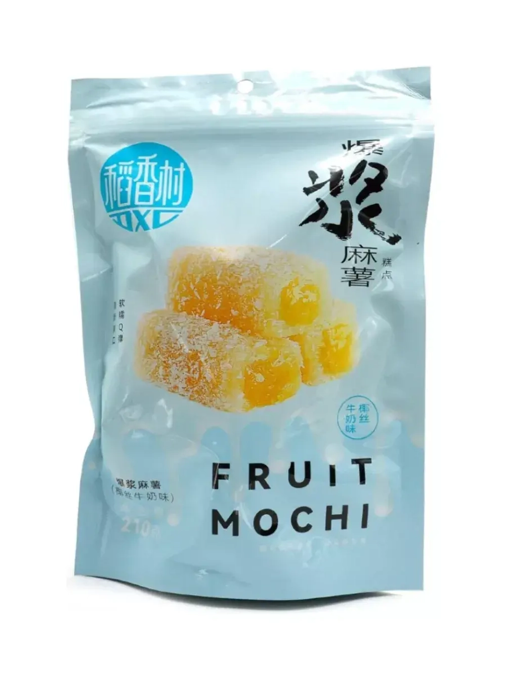 Моти Fruit Popping Mochi вкус кокосового молока, 210 г * 3шт