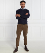 Хлопковый свитер multi htr merino crew neck Tommy Hilfiger - темно-синий(MW0MW33100)