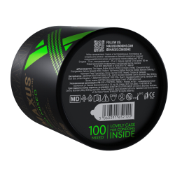 Презервативы MAXUS Mixed гладкие и текстурированные (100 шт.) 2122mx